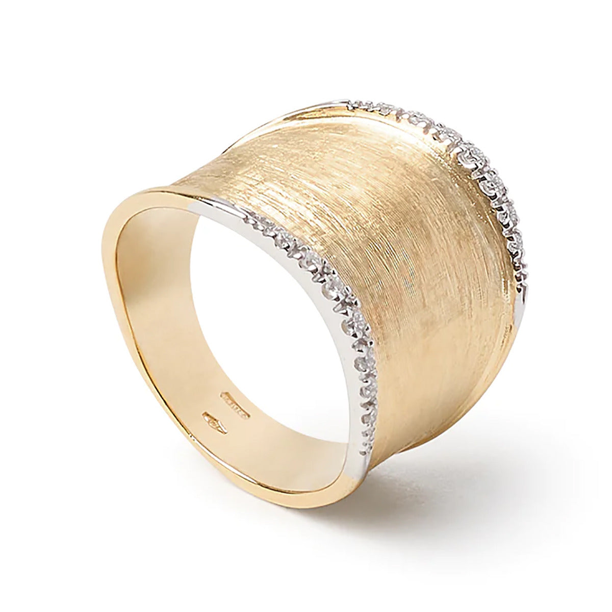 18K Yellow Gold and Diamond Medium Ring | Sylvan's Jewelers