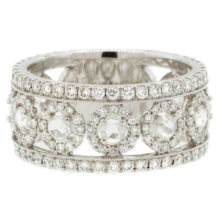 Rose Cut Diamond Band