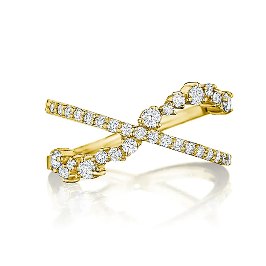 Stardust Criss Cross Ring