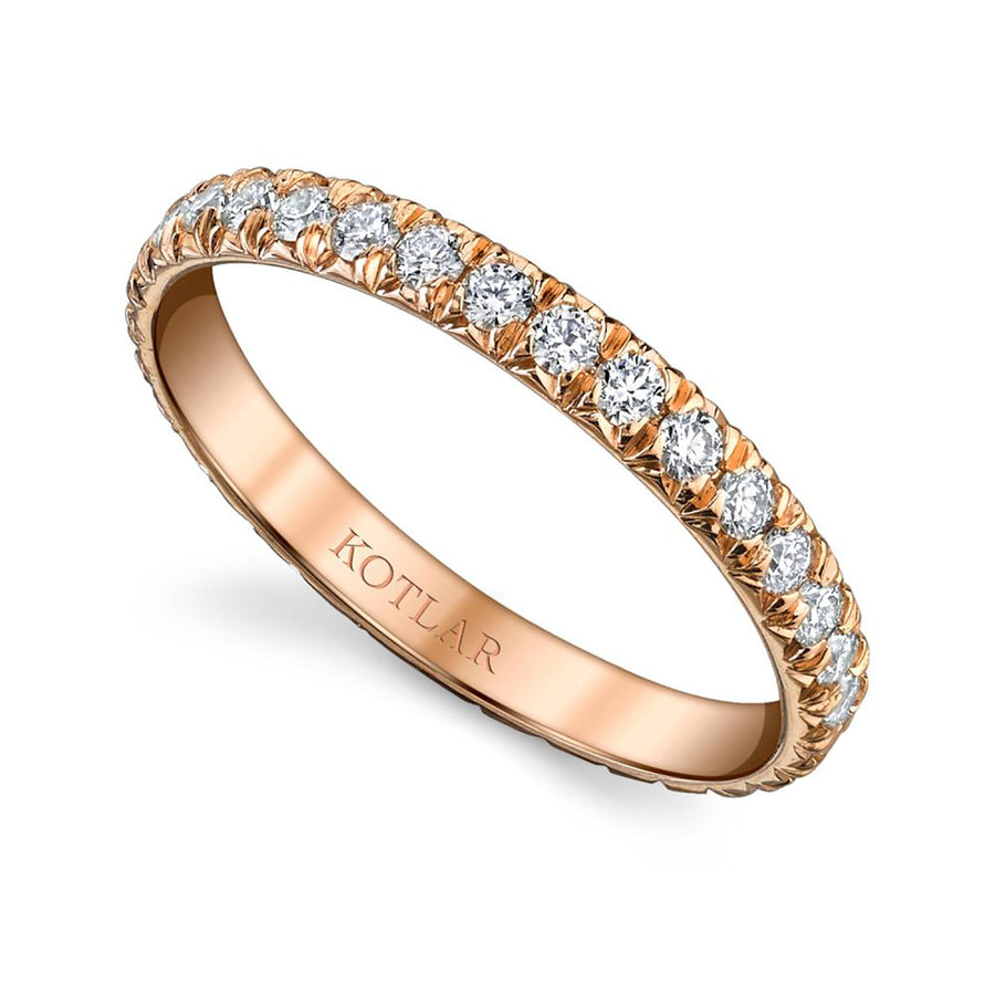 French Cut Artisan Pave Diamond Band