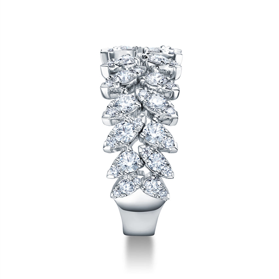 Aerial Double Dewdrop Ring