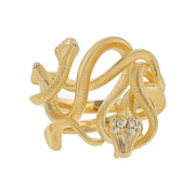 Snakes Medusa Ring