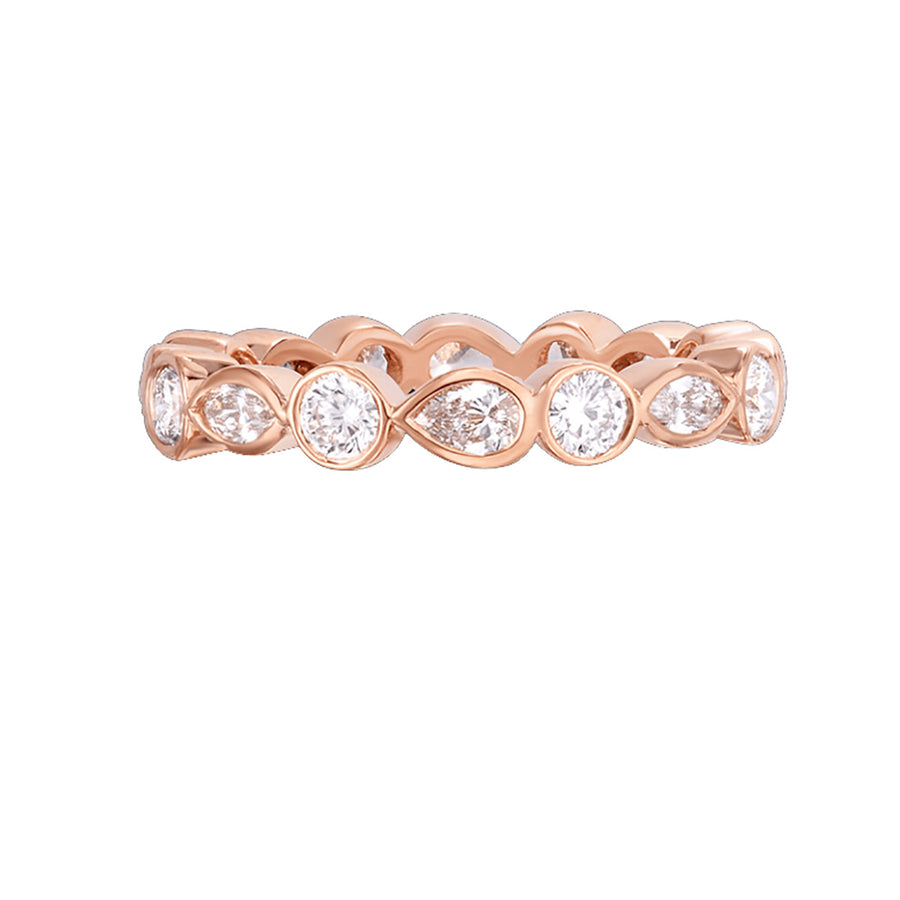 18K Rose Gold Dolce Eternity Diamond Band