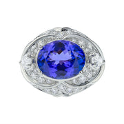 Tanzanite and Diamond Ring