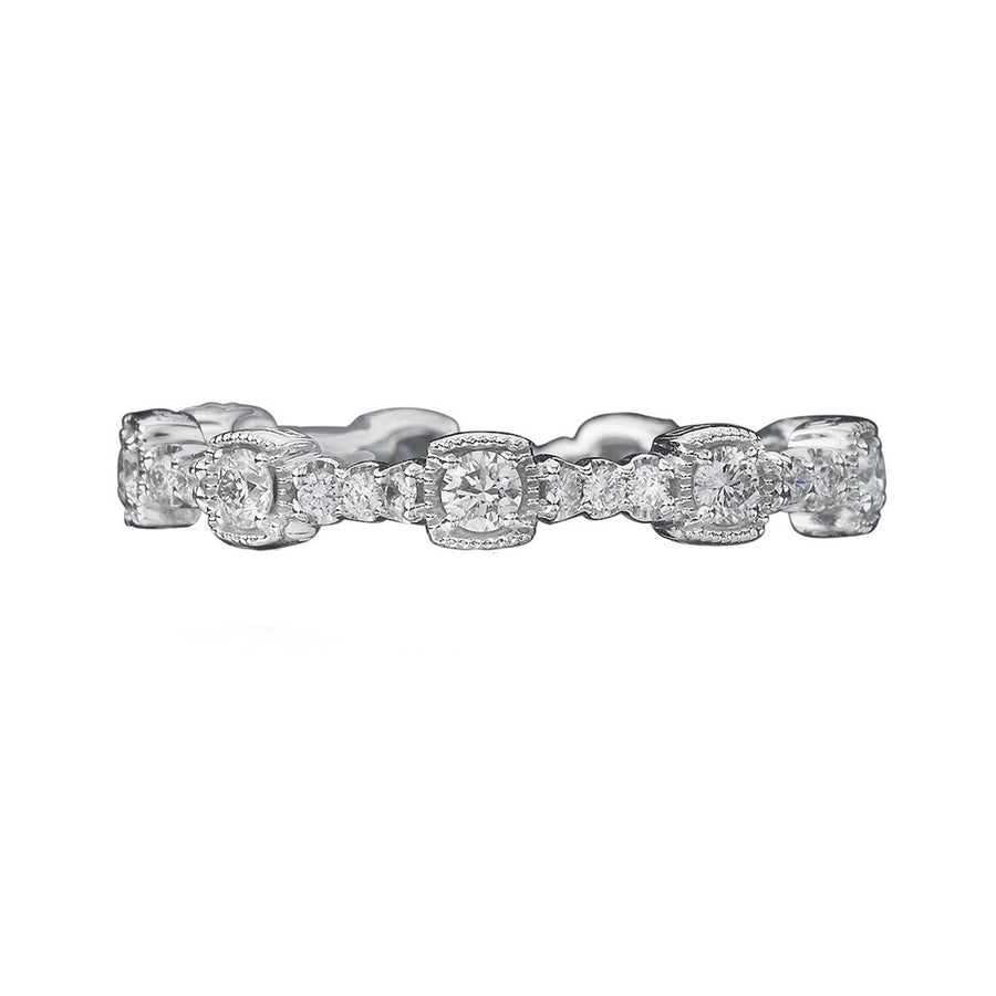 18K White Gold Diamond Eternity Band