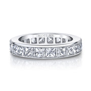 Square French-cut Eternity Band