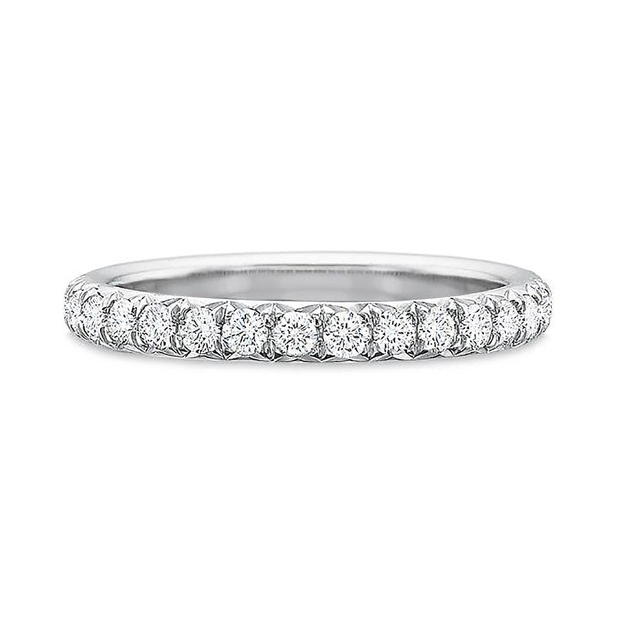 New Aire Full Round French Cut Prong Eternity Band