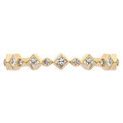 Catherine Princess Cut Diamond Band