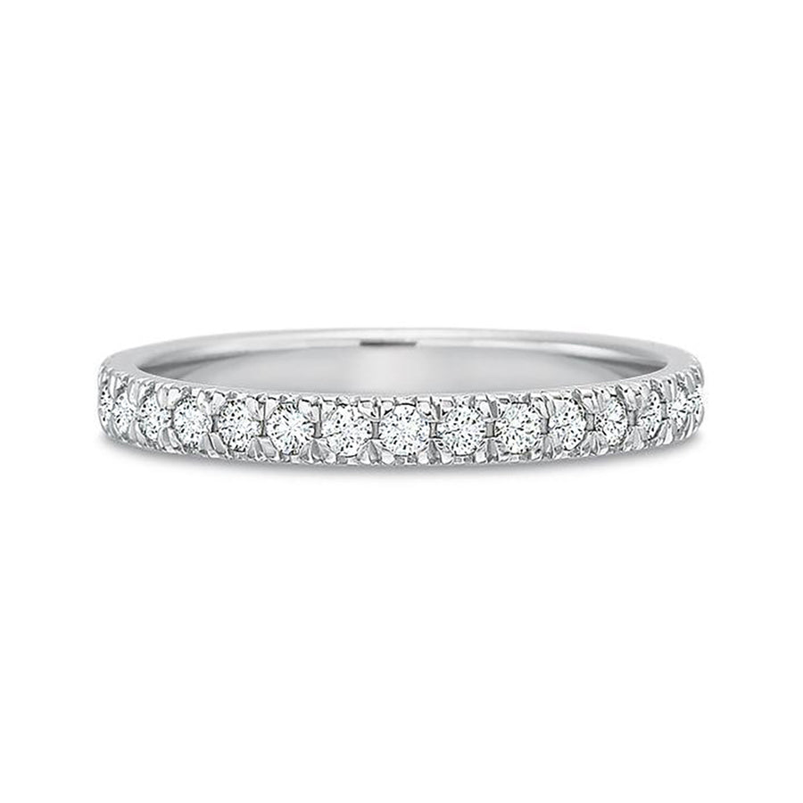 New Aire Shared Prong Diamond Wedding Band