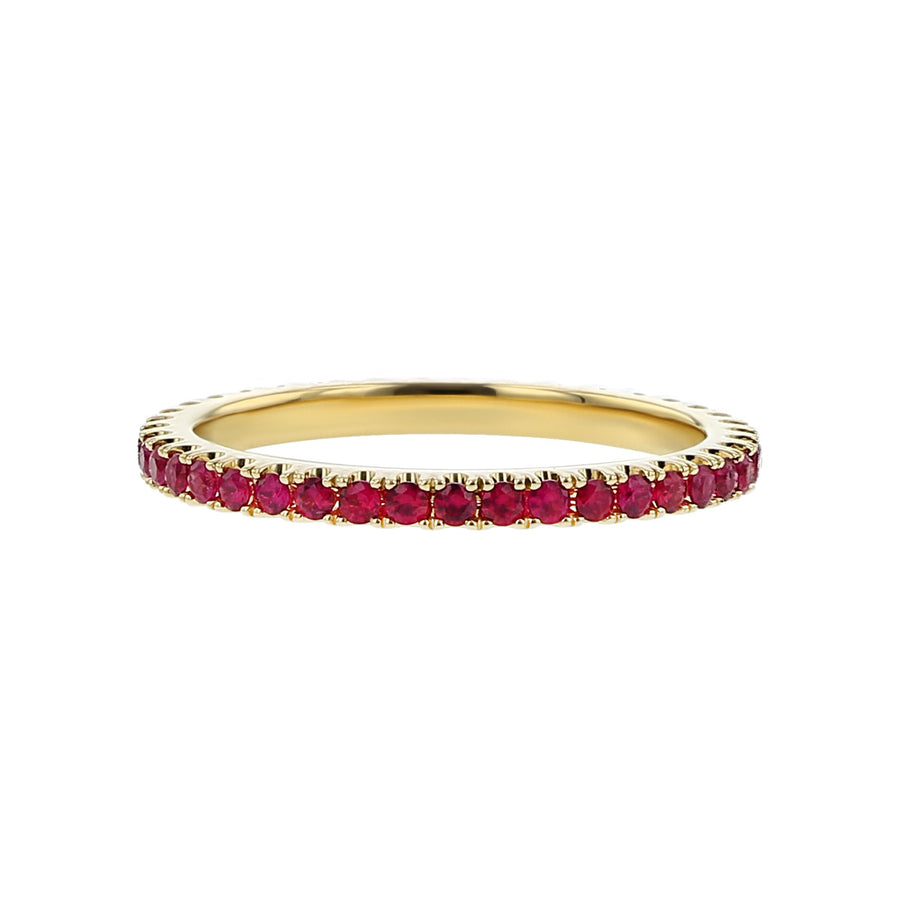 Stackable Ruby Eternity Band