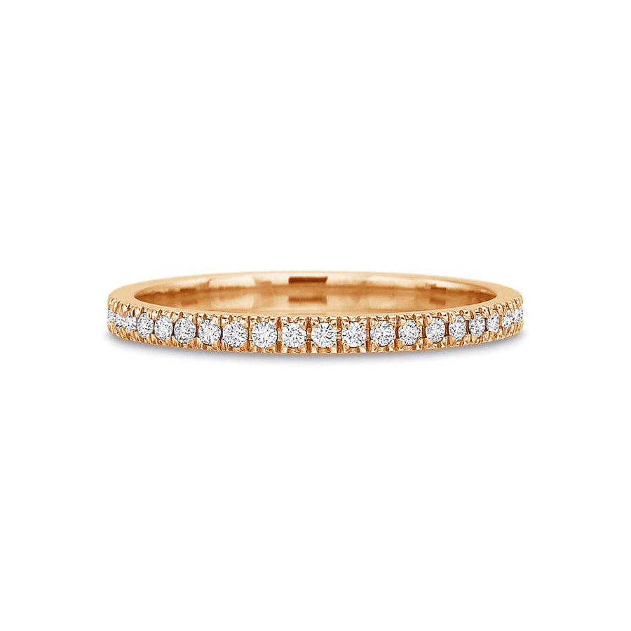 New Aire Full Round Brilliant Diamond Eternity Band