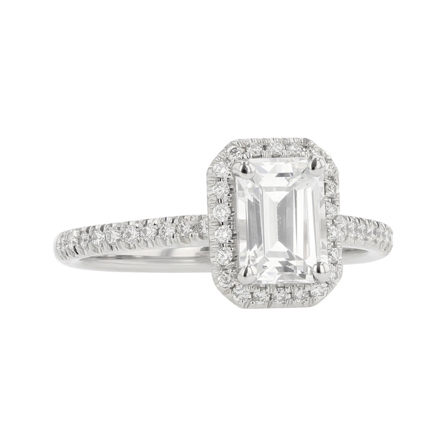 New Aire Diamond Halo Engagement Ring Setting