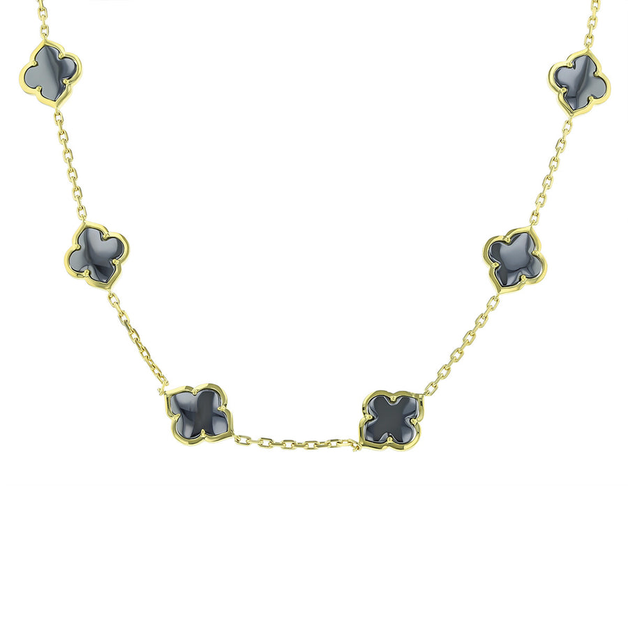 Gold Collection Les Fleurs 9-Motif Necklace