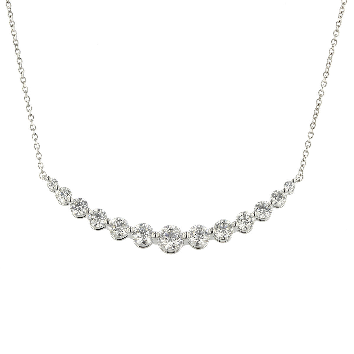 Diamond Smile Necklace | Sylvan's Jewelers