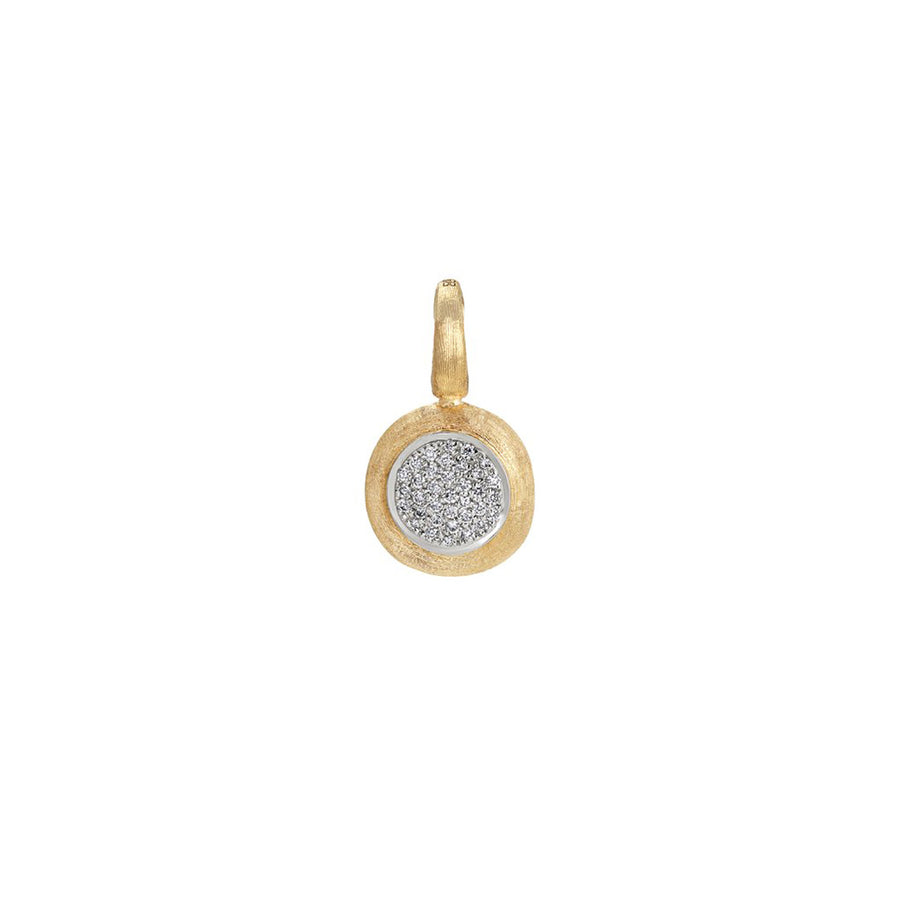 Jaipur 18K Small Pendant with Pave Diamonds