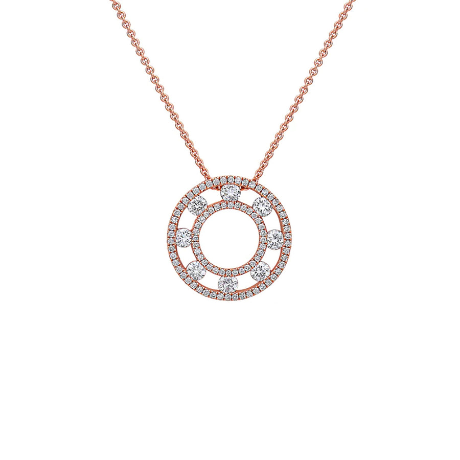 Diamond Air Circle Pendant