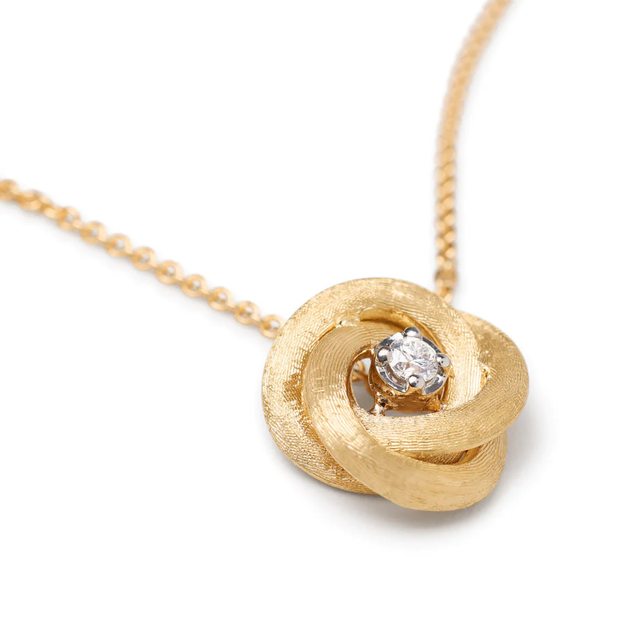 Jaipur Collection 18K Yellow Gold and Diamond Pendant