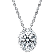 Ellipse Diamond Pendant