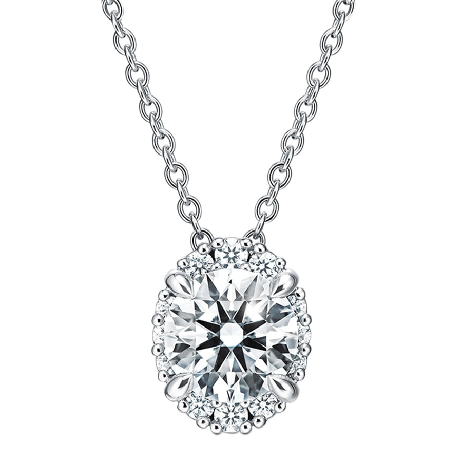 Ellipse Diamond Pendant