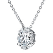 Ellipse Diamond Pendant