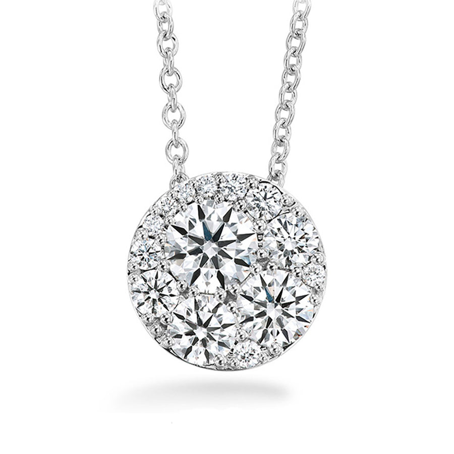 Tessa Diamond Circle Pendant Necklace