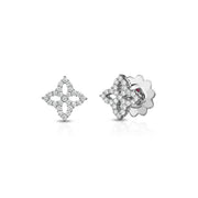 Princess Flower Small Earring with Diamonds
