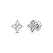Princess Flower Small Earring with Diamonds