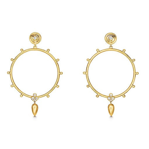 Circle Anfora Hoop Earring