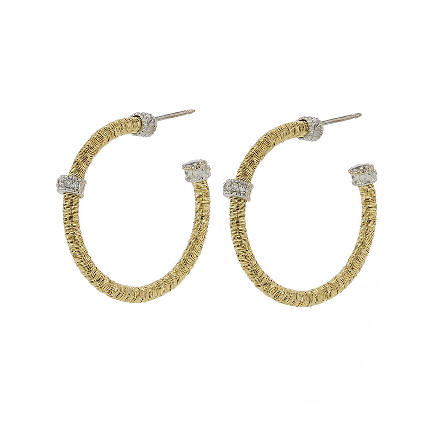 Diamond Hoop Earrings