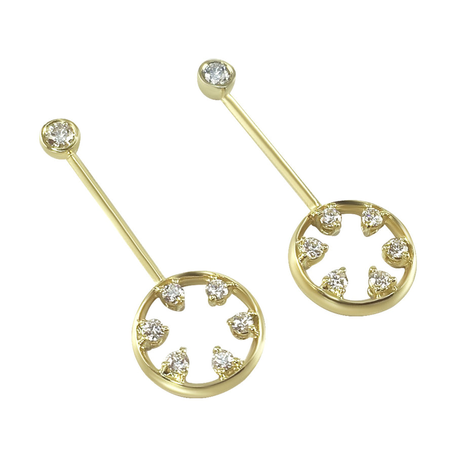 Starwheel Earrings