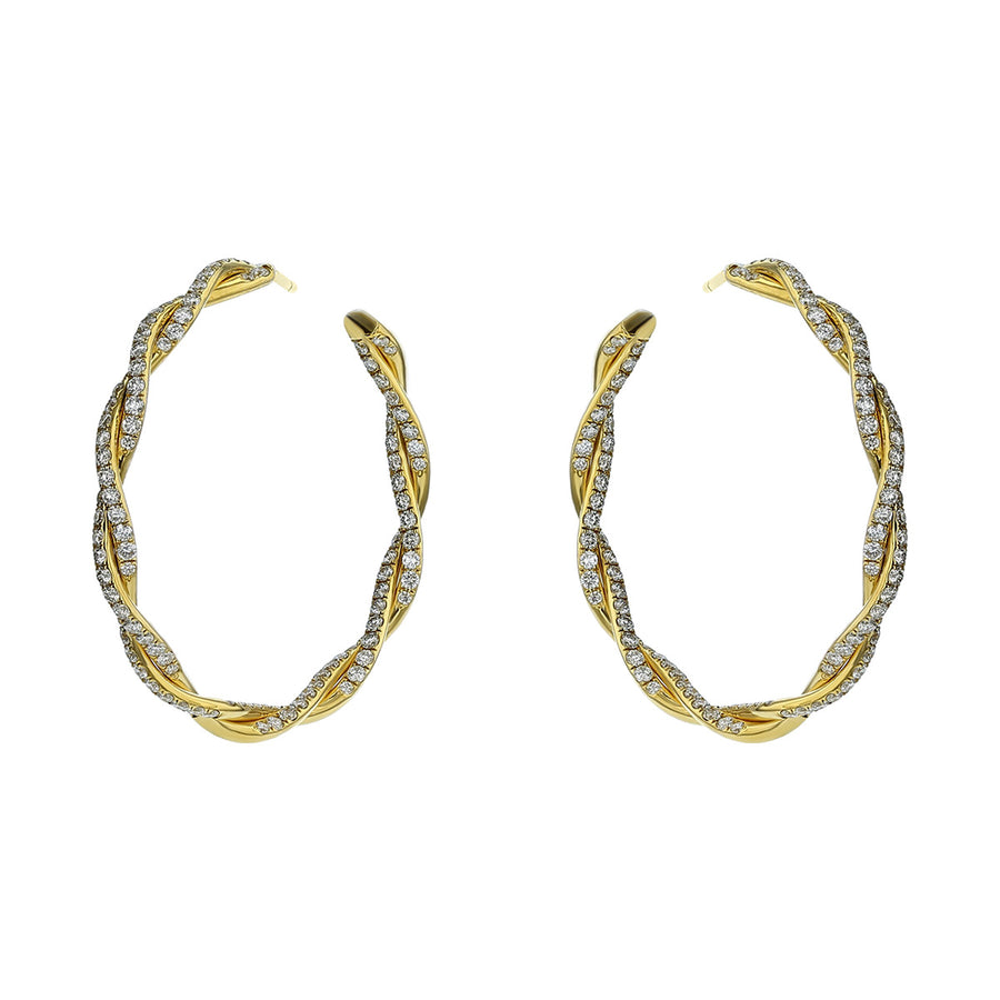 Twist Hoop Earrings