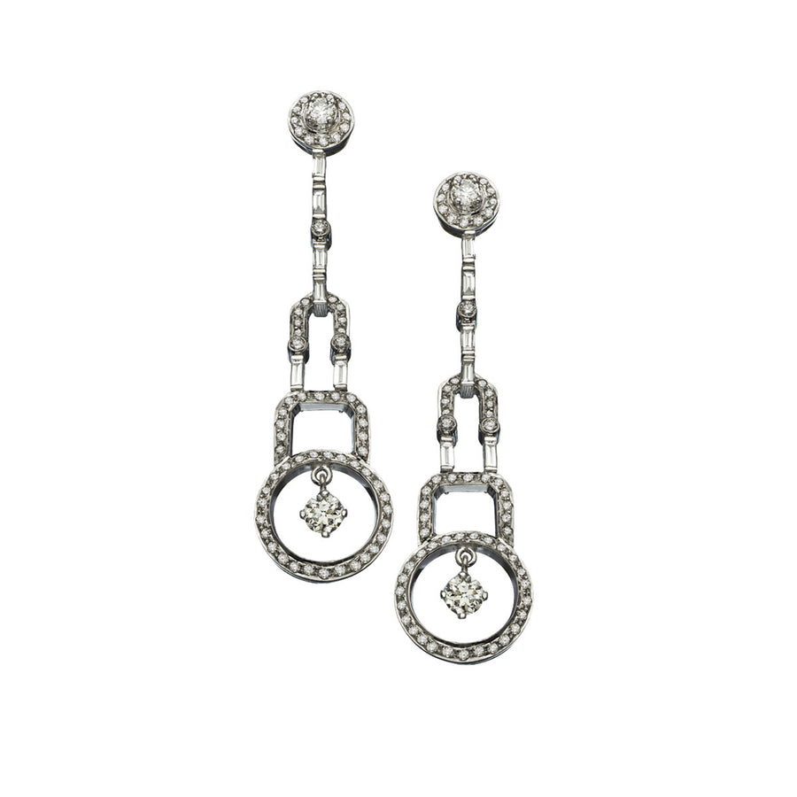 Diamond Chandelier Earrings