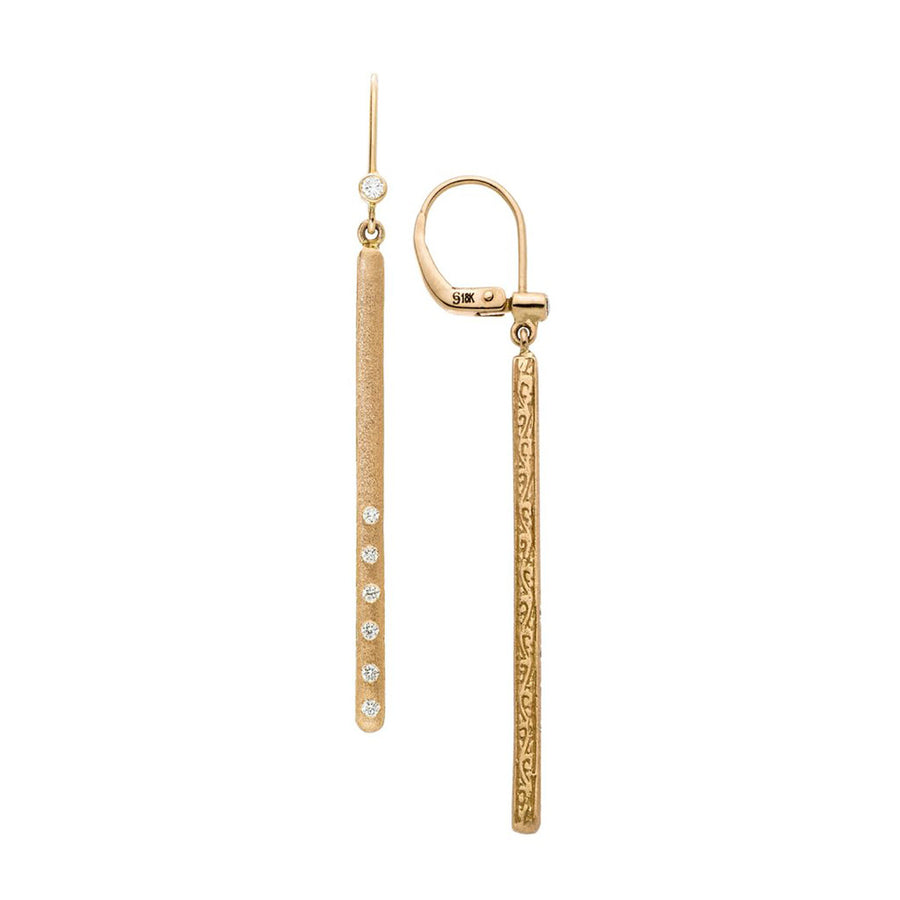 Dunes Bar Diamond Earrings