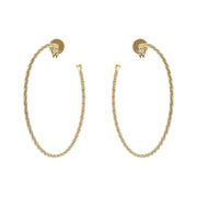 Brilliance of the Sun Hoop Earrings