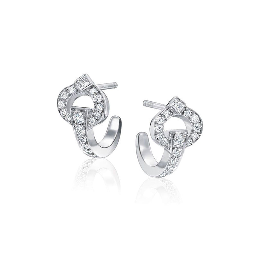 Gallop 18K Gold Diamond Earrings