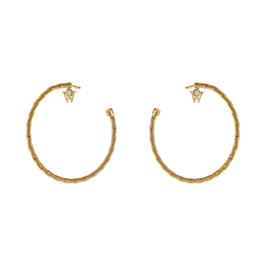 Brilliance of the Sun Hoop Earrings