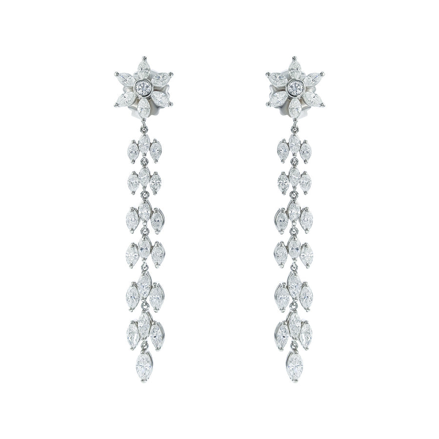 Diamond Drop Earrings