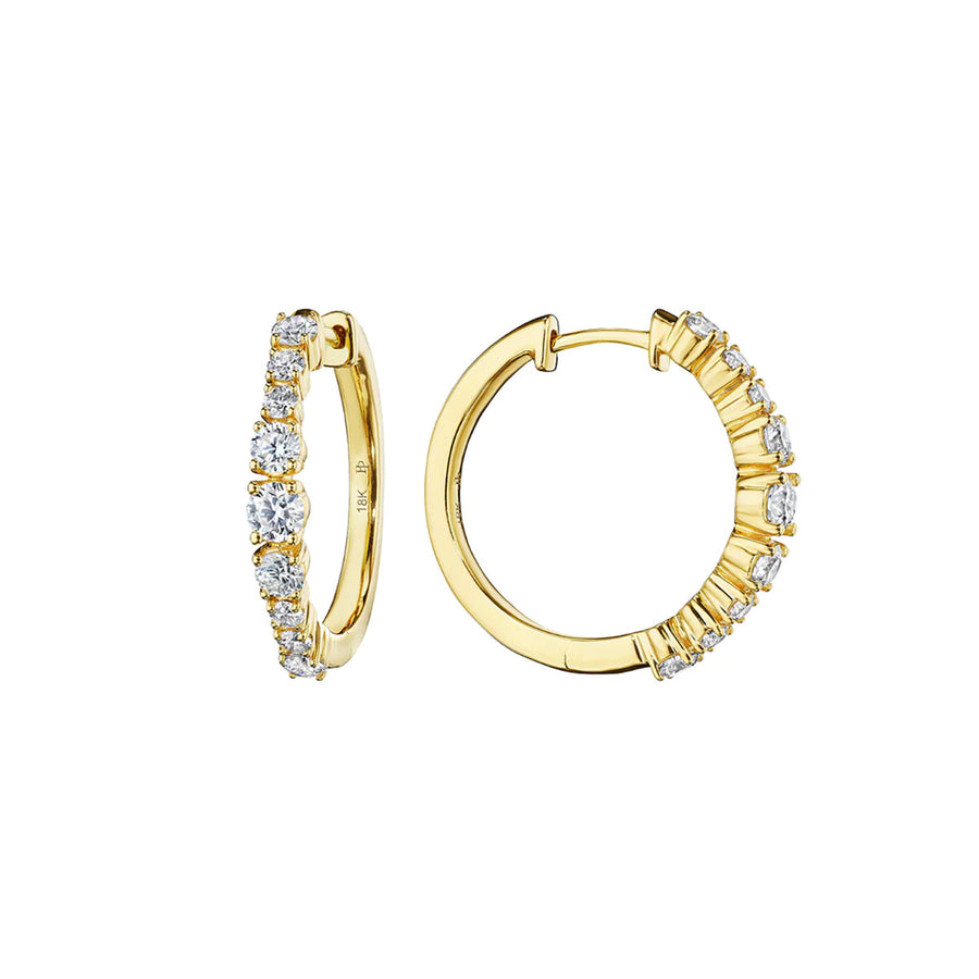 Wave Hoop Earrings