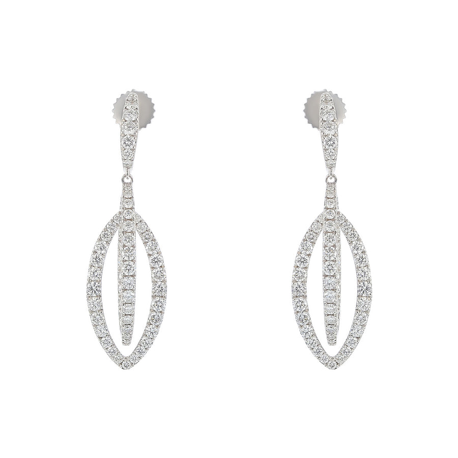 Diamond Drop Earrings