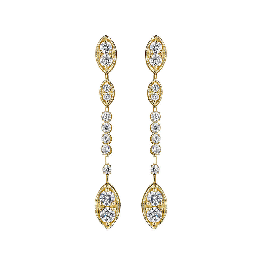 Marquise Wave Earrings