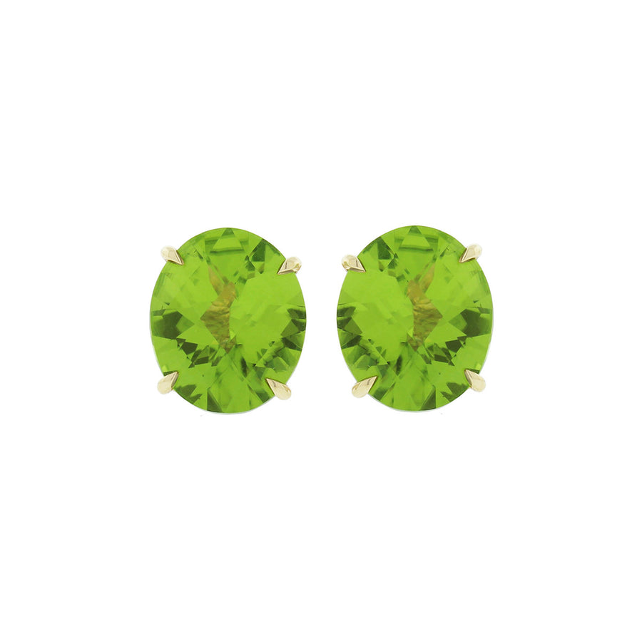 Peridot Stud Earrings