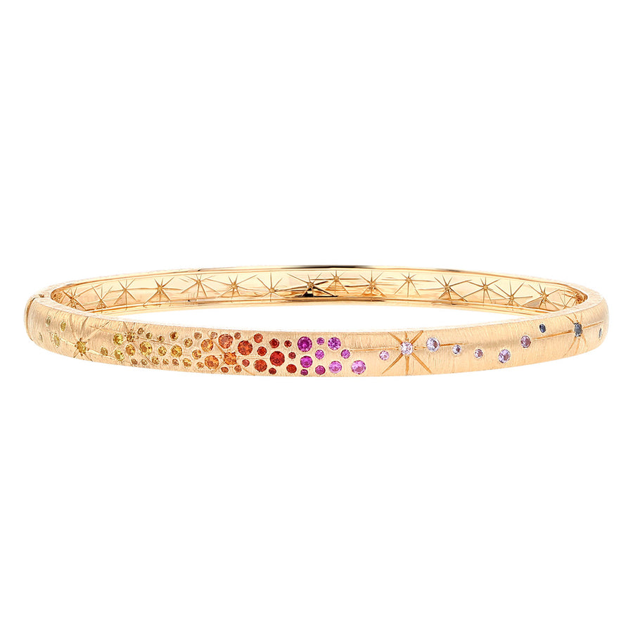 Rainbow Sapphire Galaxy Bangle