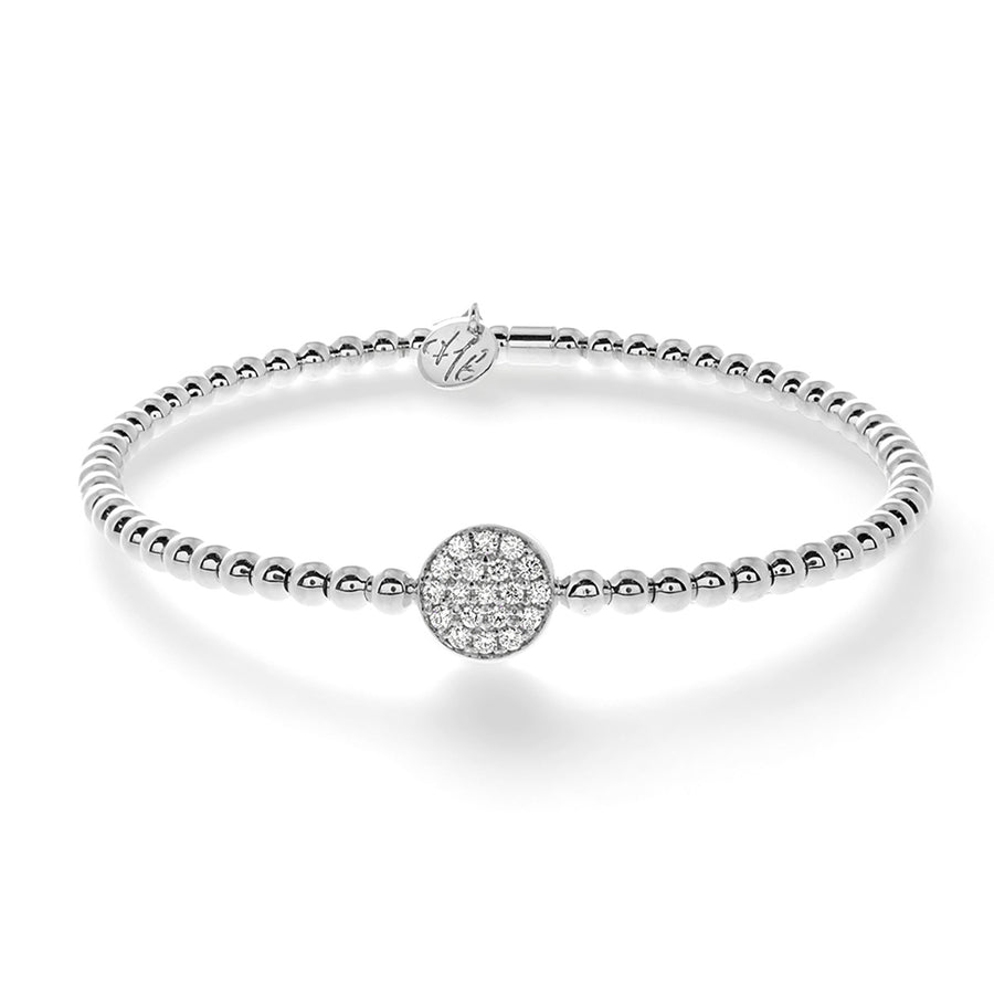 Tresore Stretch Bracelet with Diamond Disc