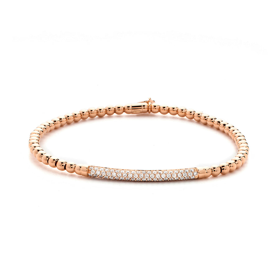 Tresore Stretch Bracelet with Diamond Bar