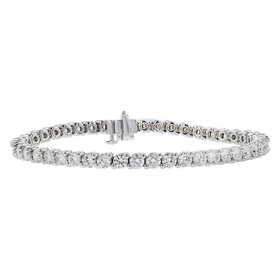 18K White Gold Diamond Tennis Bracelet