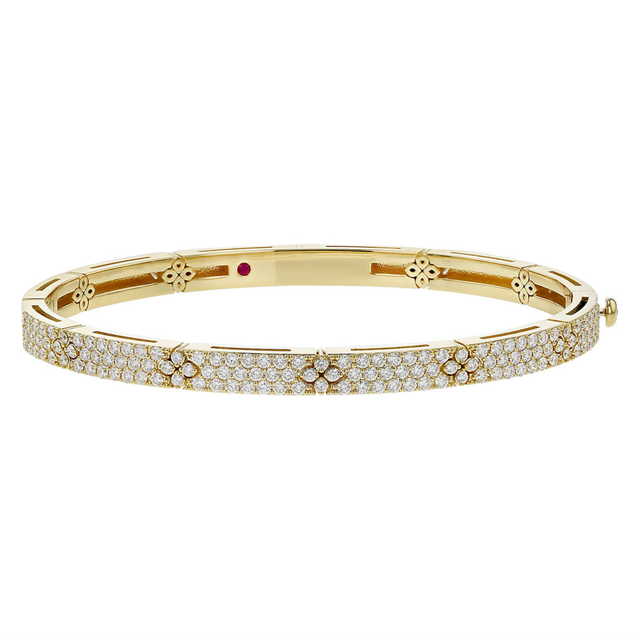 18K Love in Verona Pave Diamond Bangle