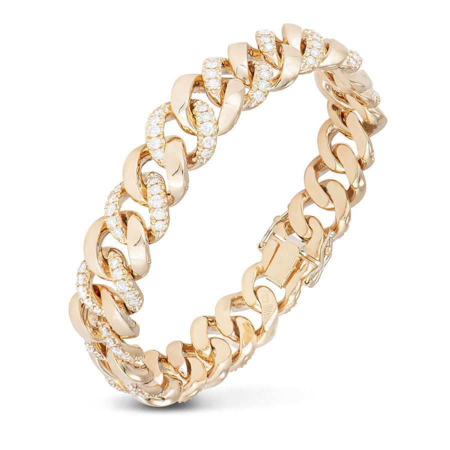 Groumette Bracelet with Diamonds