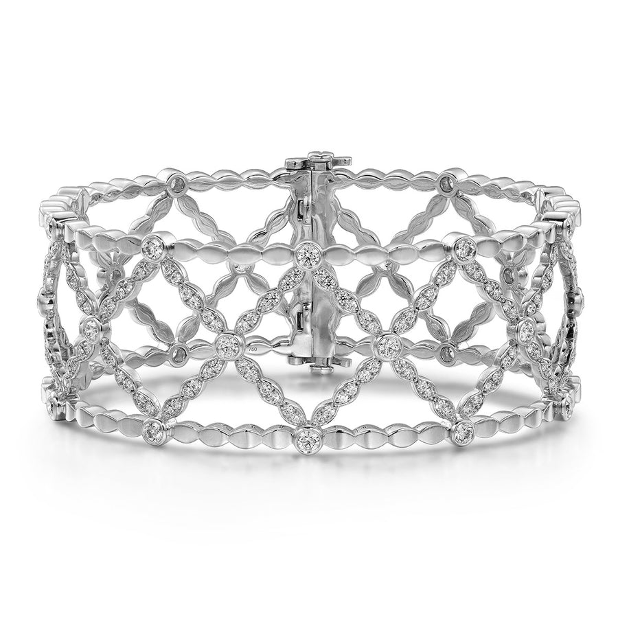 Lorelei Lattice Diamond Bangle