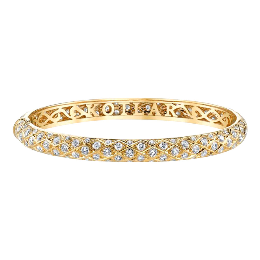 Criss Cross Artisan Pave Bangle