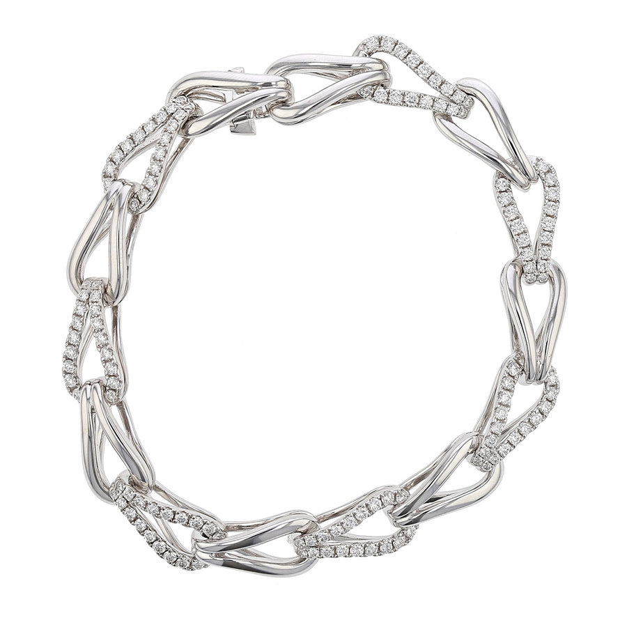 Diamond V-Link Bracelet